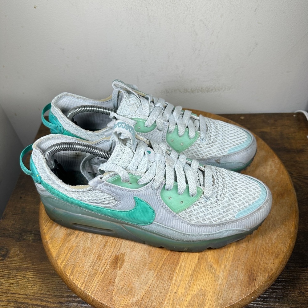 Nike Air Max 90 Terrascape Aura White DM0033-400 Mens 10 Grey Teal